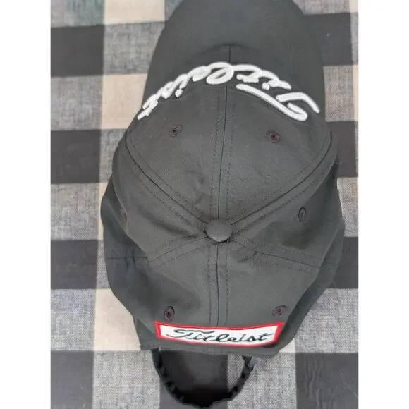 Titleist PRO V1 FootJoy Hat Black One Size Fits All - Picture 10 of 10